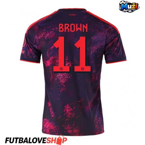 Dres Bayern Munich Nathaniel Brown #11 Tretina 2026-27 Krátky Rukáv